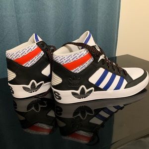 Adidas hardcourt “transmission pack” high tops size 10